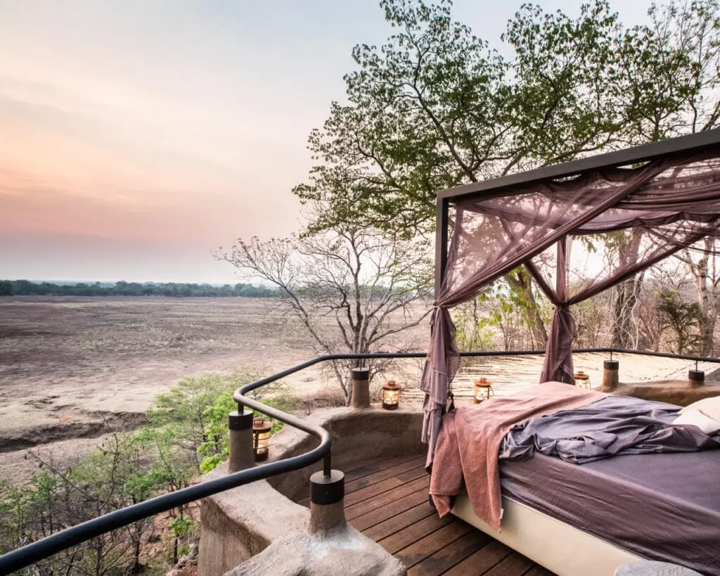 Puku Ridge terrace overlooking South Luangwa